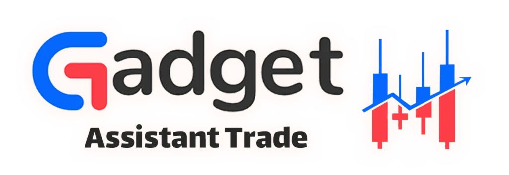 لوگوی نوشتهٔ Gadget با رنگ آبی و قرمز