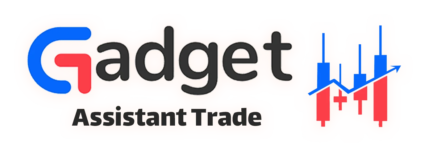 لوگوی نوشتهٔ Gadget با رنگ آبی و قرمز